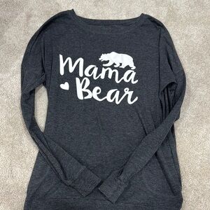 Mama Bear Graphic Long Sleeve Shirt